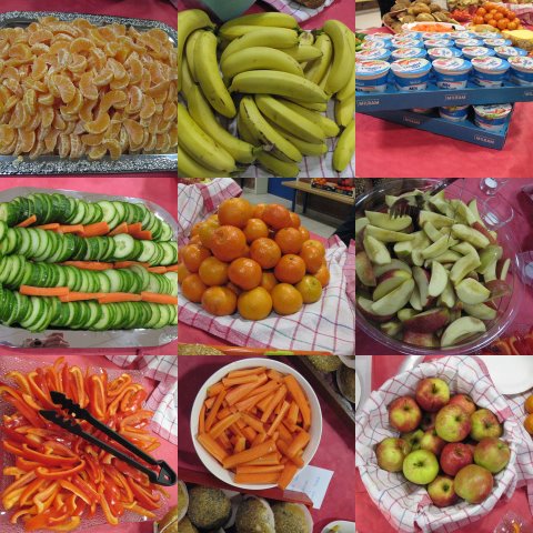 GESUND MACHT STARK! Ein tolles Frühstück für unsere Schülerinnen und Schüler! DANK AN DIE HELFER UND SPONSOREN!