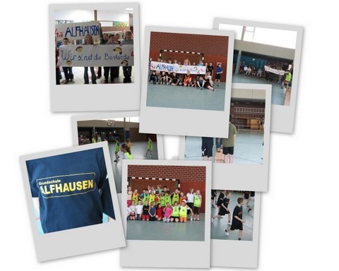 4b gewinnt den Klassenentscheid im Völkerball