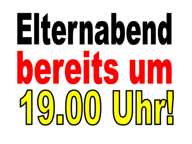 EM-Halbfinale am 25. Juni 2008 – ELTERNINFORMATIONSVERANSTALTUNG BEREITS UM 19.00 UHR!