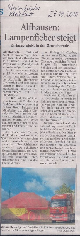 Lampenfieber steigt…