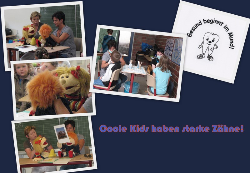 Zahngesundheit ist uns wichtig!: Fluoridierung für alle und Handpuppenspiel für die ersten Klassen