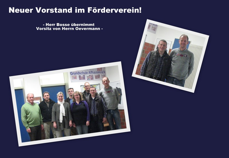 Vorstand des Fördervereins neu aufgestellt – Herr Bosse übernimmt Vorsitz von Herrn Oevermann