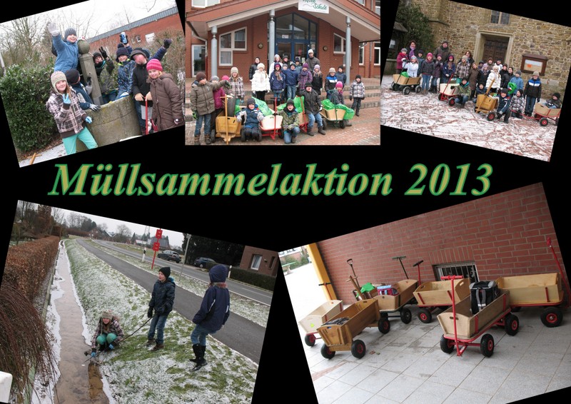 Müllsammelaktion 2013