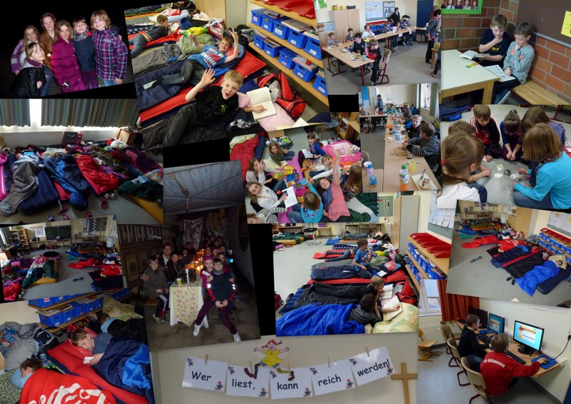 Lesenacht in der Grundschule