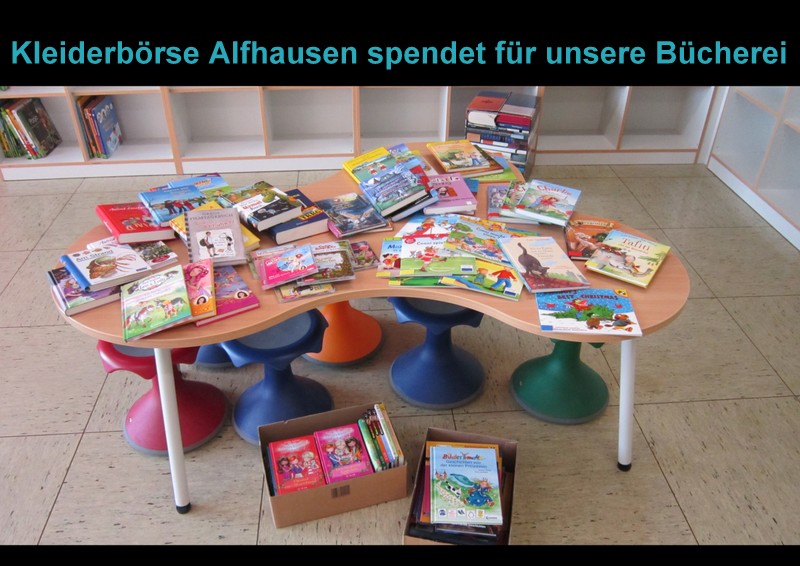 Spende ermöglicht neue Bücher