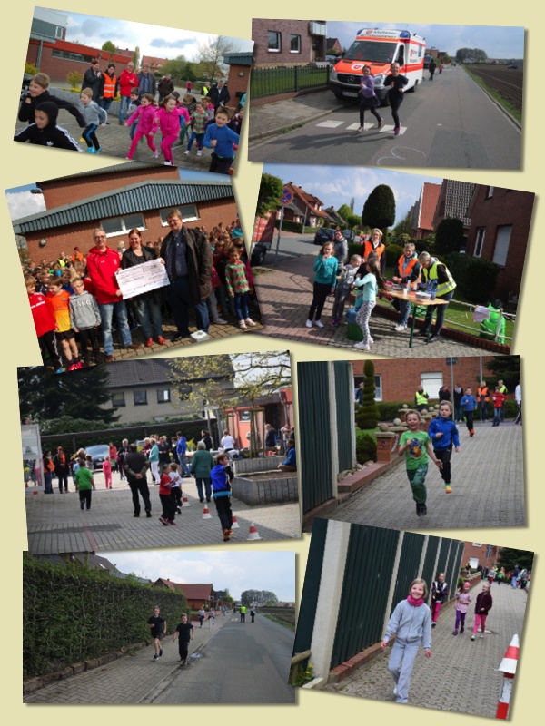 Sponsorenlauf an der Grundschule Alfhausen finanziert das Zirkusprojekt