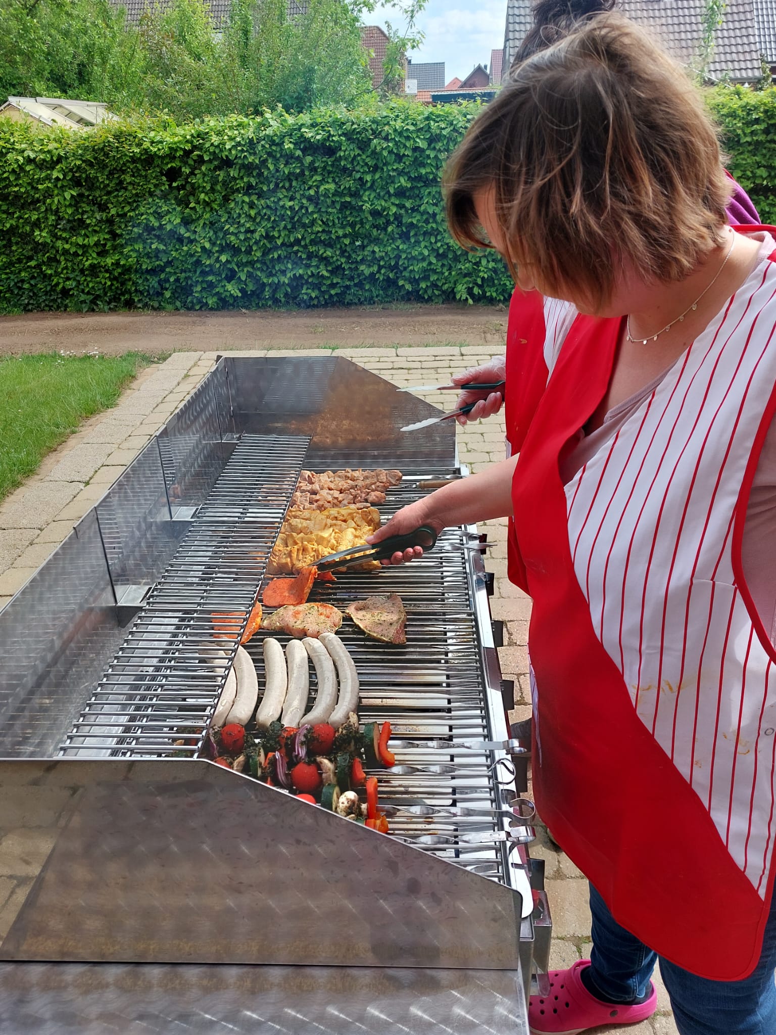 Das neue Grillbuffet kommt gut an!